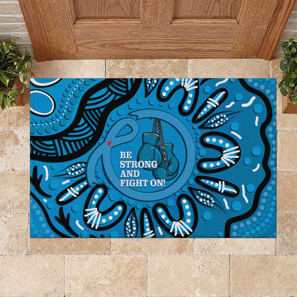 Australia Diabetes Awareness Month Rubber Doormat Be Strong And Fight On Aboriginal Art