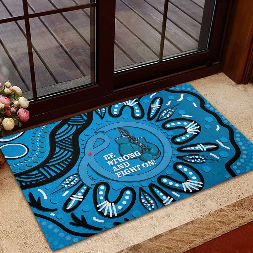 Australia Diabetes Awareness Month Rubber Doormat Be Strong And Fight On Aboriginal Art
