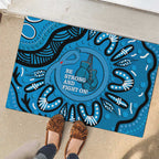 Australia Diabetes Awareness Month Rubber Doormat Be Strong And Fight On Aboriginal Art