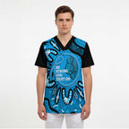 Australia Diabetes Awareness Month Scrub Top Be Strong And Fight On Aboriginal Art - Aussie Hoodie
