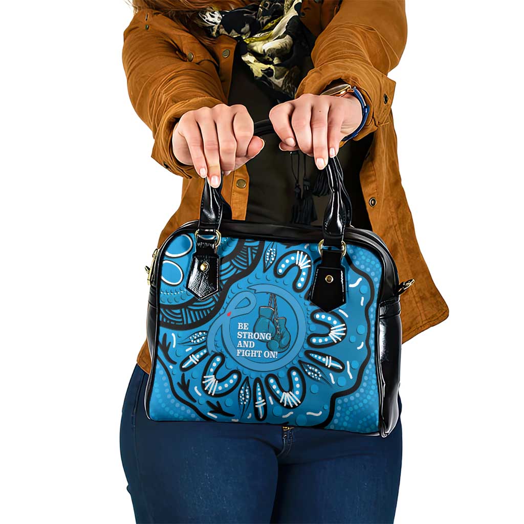 Australia Diabetes Awareness Month Shoulder Handbag Be Strong And Fight On Aboriginal Art