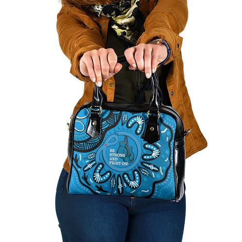 Australia Diabetes Awareness Month Shoulder Handbag Be Strong And Fight On Aboriginal Art