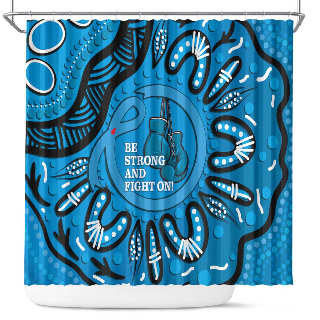 Australia Diabetes Awareness Month Shower Curtain Be Strong And Fight On Aboriginal Art