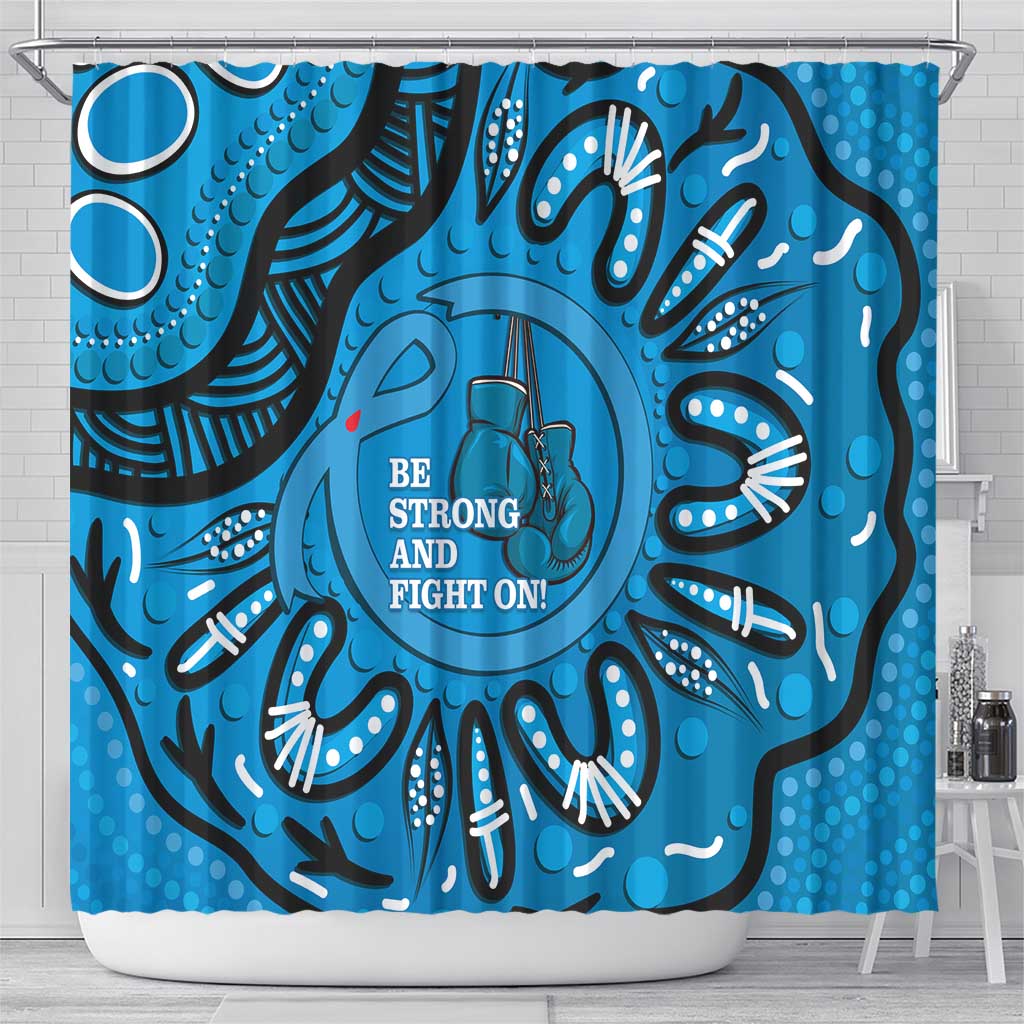 Australia Diabetes Awareness Month Shower Curtain Be Strong And Fight On Aboriginal Art