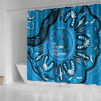 Australia Diabetes Awareness Month Shower Curtain Be Strong And Fight On Aboriginal Art