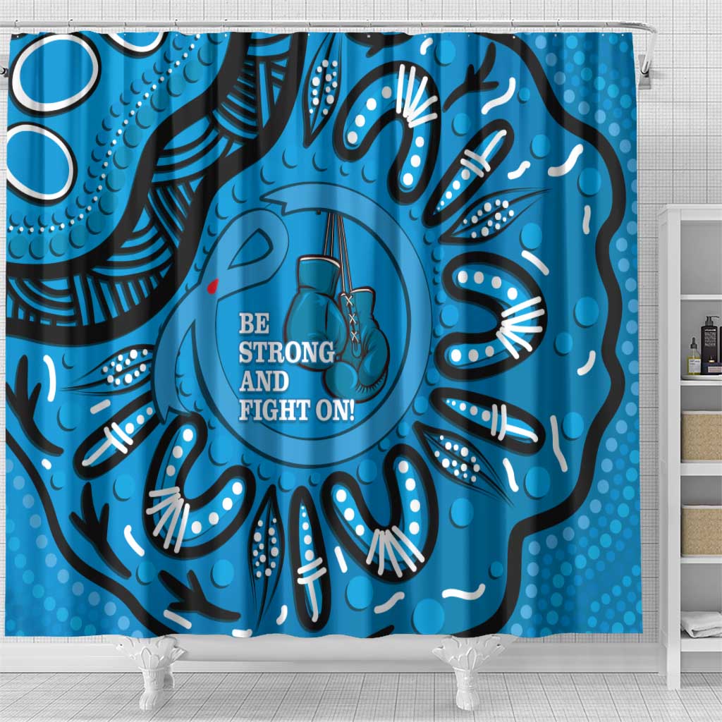 Australia Diabetes Awareness Month Shower Curtain Be Strong And Fight On Aboriginal Art
