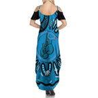 Australia Diabetes Awareness Month Summer Maxi Dress Be Strong And Fight On Aboriginal Art