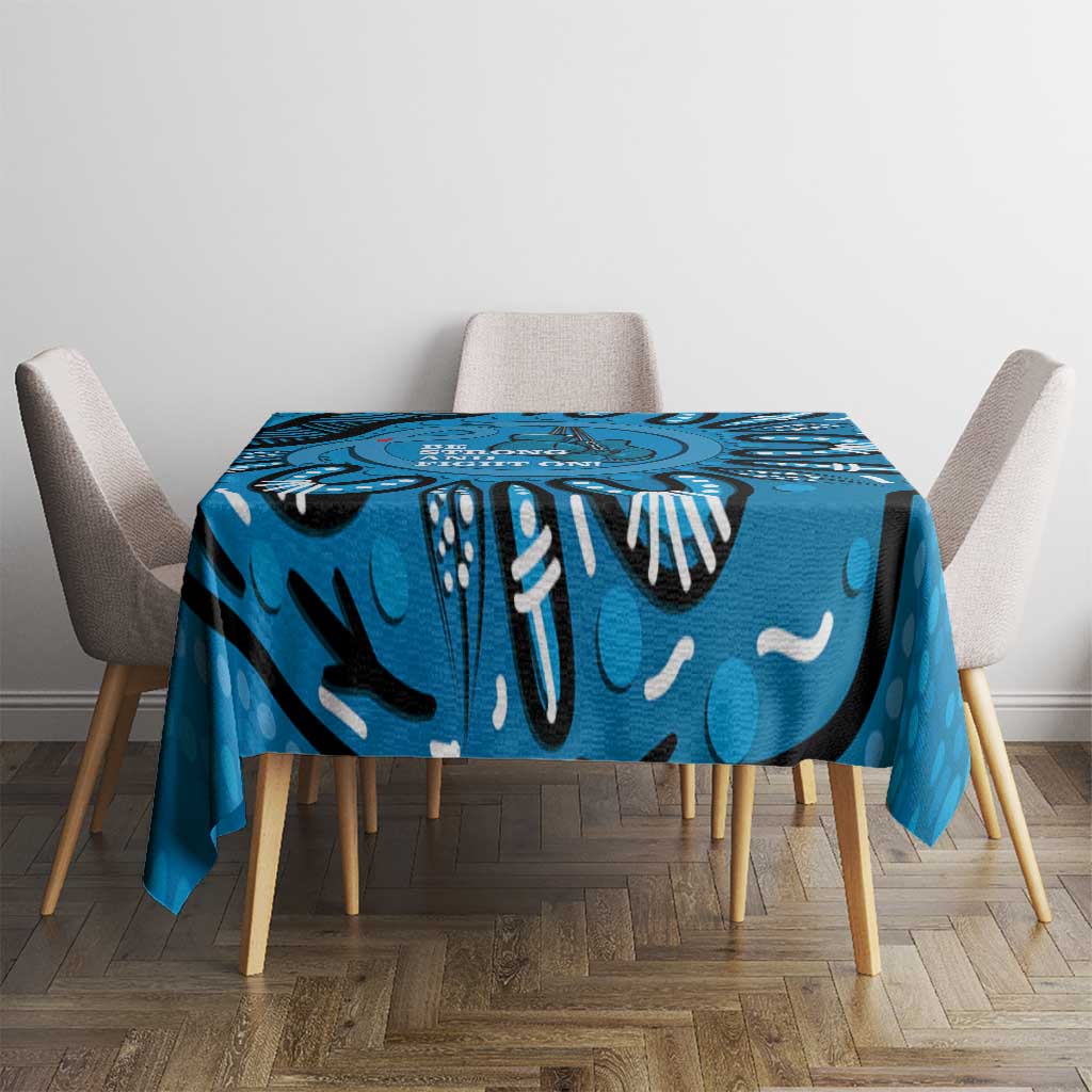 Australia Diabetes Awareness Month Tablecloth Be Strong And Fight On Aboriginal Art