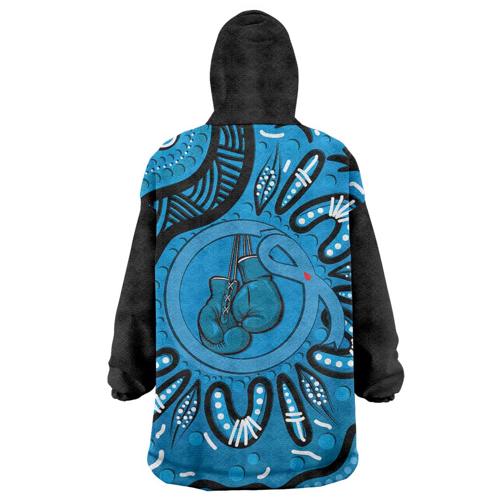 Australia Diabetes Awareness Month Wearable Blanket Hoodie Be Strong And Fight On Aboriginal Art
