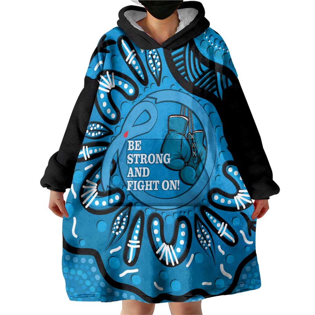 Australia Diabetes Awareness Month Wearable Blanket Hoodie Be Strong And Fight On Aboriginal Art