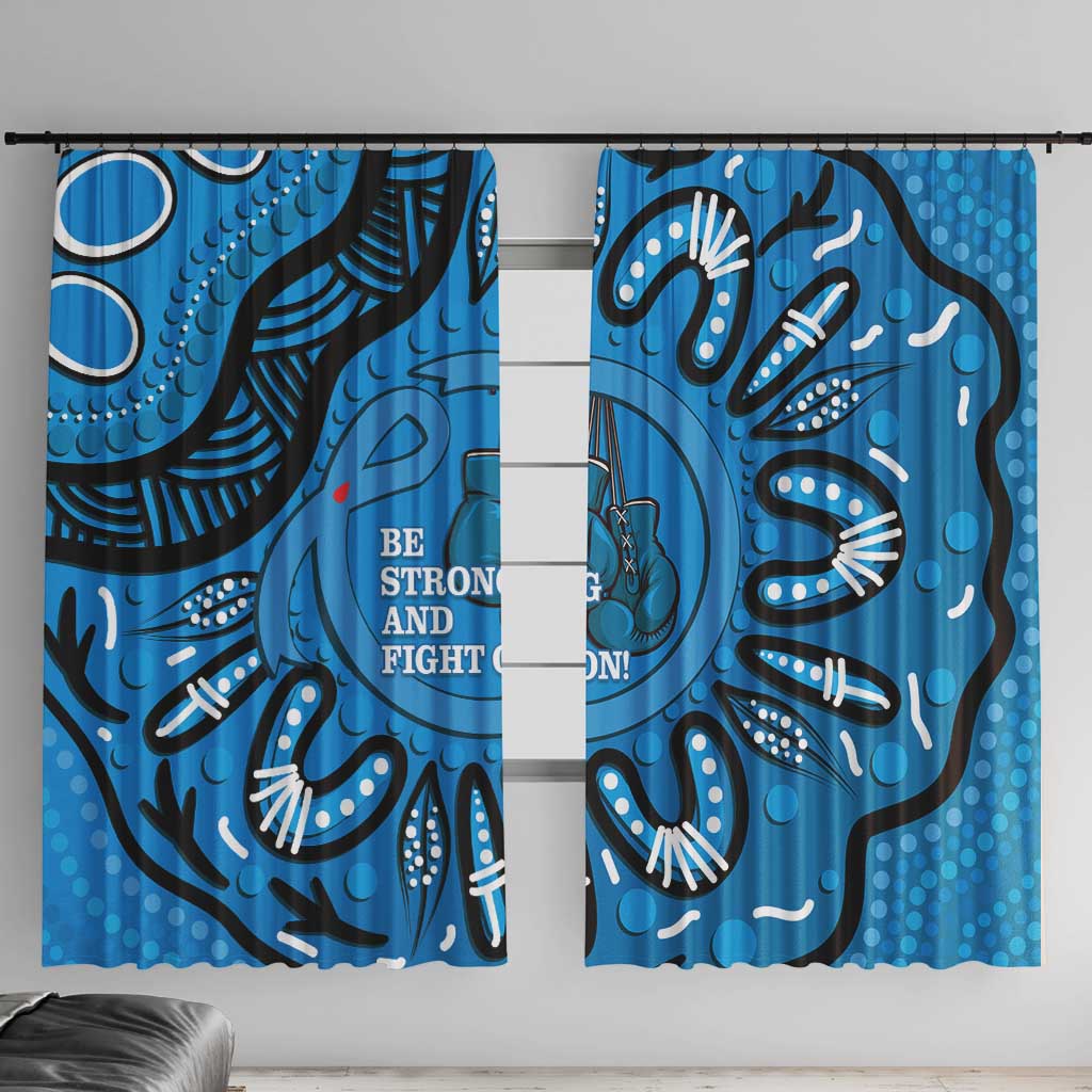 Australia Diabetes Awareness Month Window Curtain Be Strong And Fight On Aboriginal Art