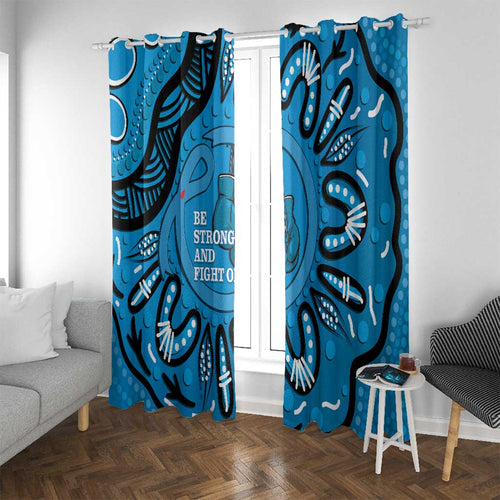 Australia Diabetes Awareness Month Window Curtain Be Strong And Fight On Aboriginal Art