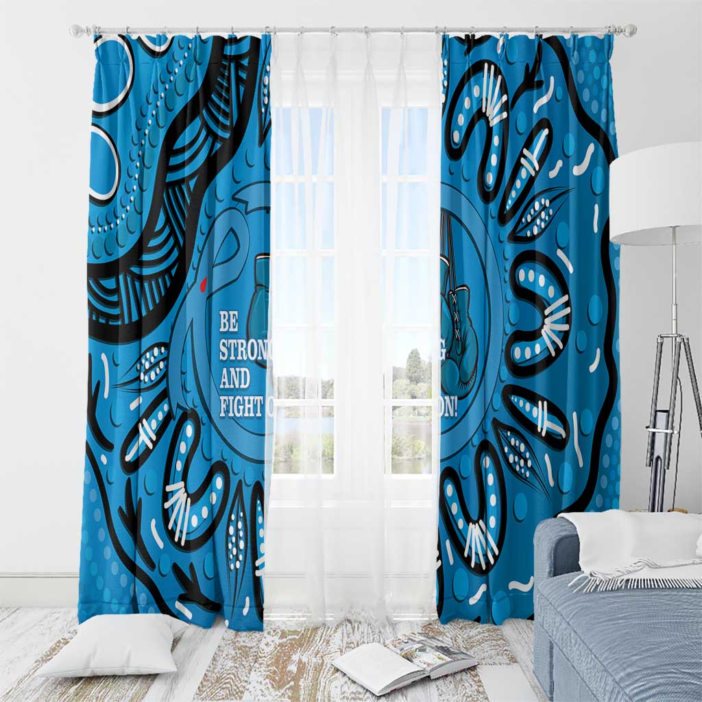 Australia Diabetes Awareness Month Window Curtain Be Strong And Fight On Aboriginal Art