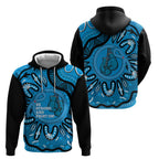 Australia Diabetes Awareness Month Zip Hoodie Be Strong And Fight On Aboriginal Art