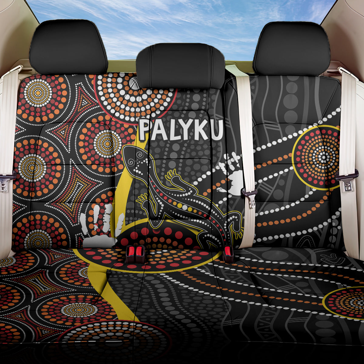 palyku-australia-lizard-aboriginal-art-back-car-seat-cover