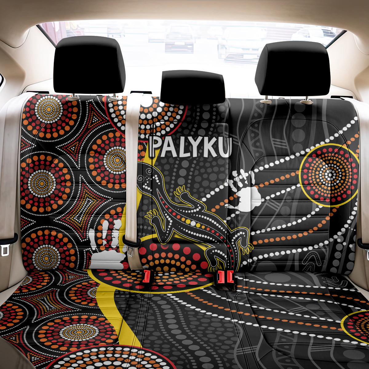 palyku-australia-lizard-aboriginal-art-back-car-seat-cover
