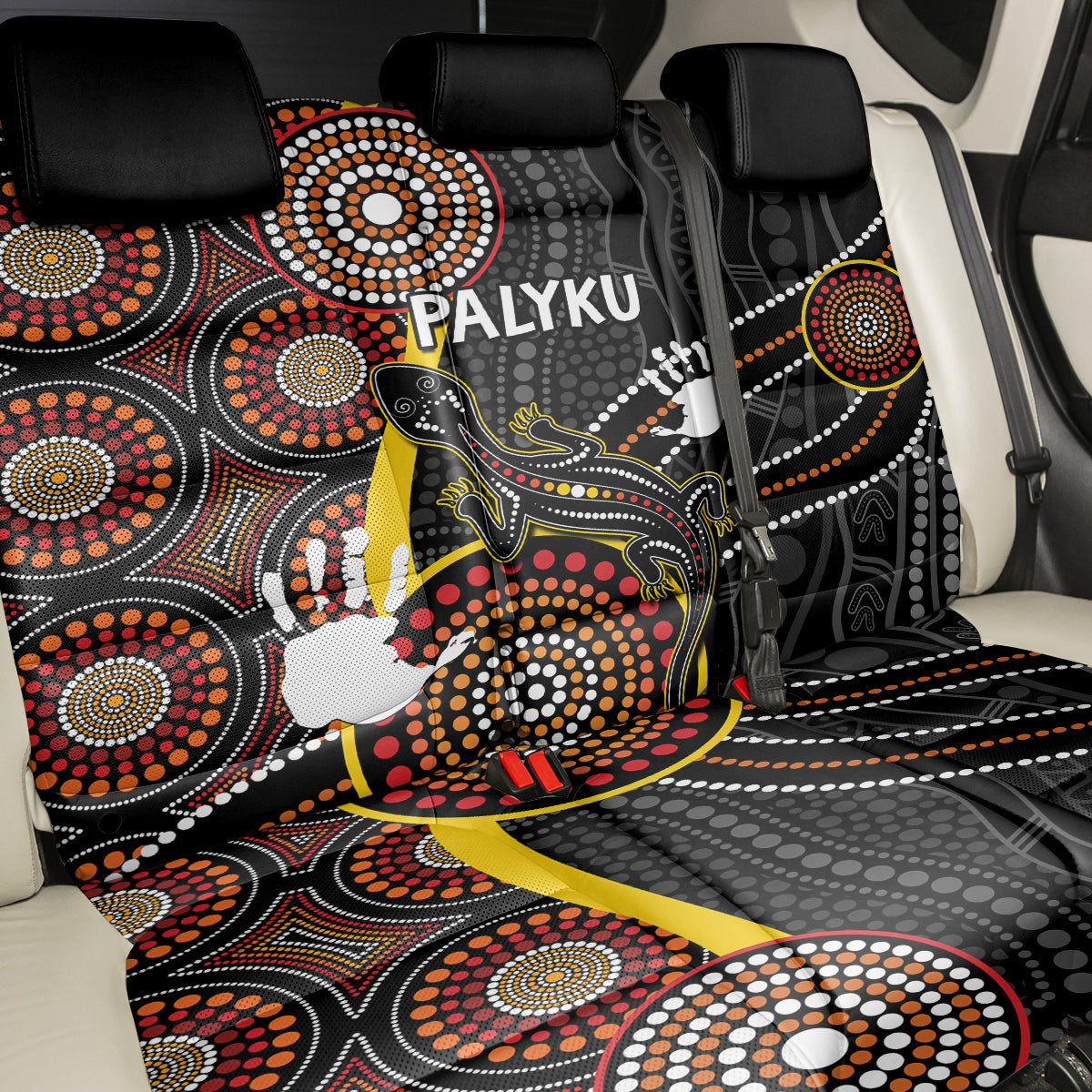 palyku-australia-lizard-aboriginal-art-back-car-seat-cover