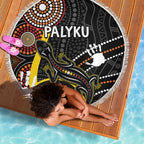 palyku-australia-lizard-aboriginal-art-beach-blanket