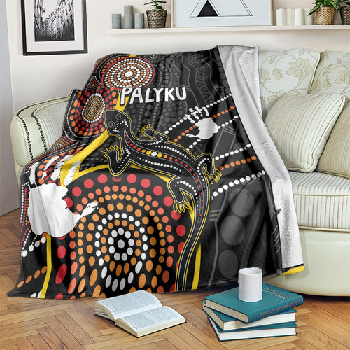 palyku-australia-lizard-aboriginal-art-blanket