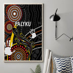 palyku-australia-lizard-aboriginal-art-canvas-wall-art