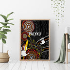 palyku-australia-lizard-aboriginal-art-canvas-wall-art