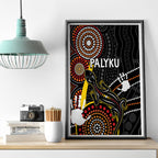 palyku-australia-lizard-aboriginal-art-canvas-wall-art