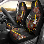 palyku-australia-lizard-aboriginal-art-car-seat-cover