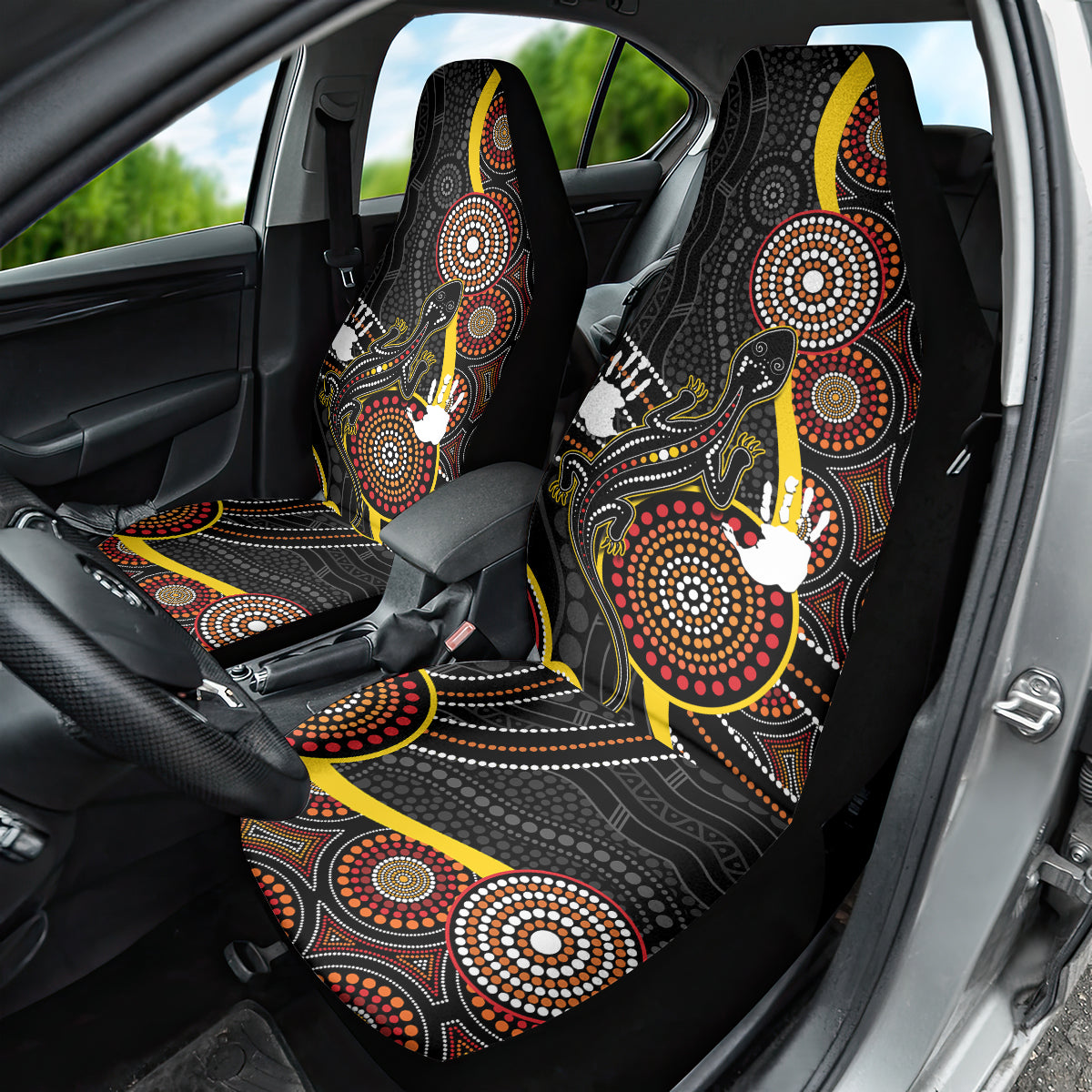 palyku-australia-lizard-aboriginal-art-car-seat-cover