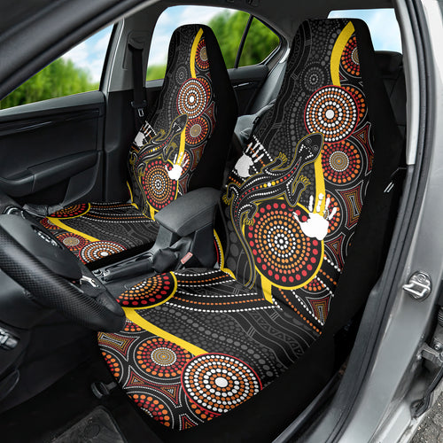 palyku-australia-lizard-aboriginal-art-car-seat-cover
