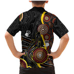 palyku-australia-lizard-aboriginal-art-family-matching-mermaid-dress-and-hawaiian-shirt