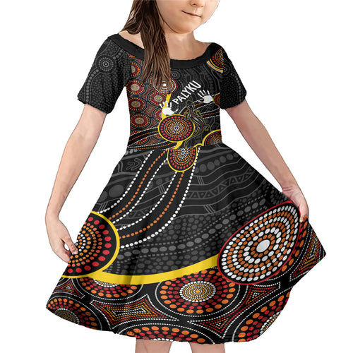 palyku-australia-lizard-aboriginal-art-family-matching-mermaid-dress-and-hawaiian-shirt