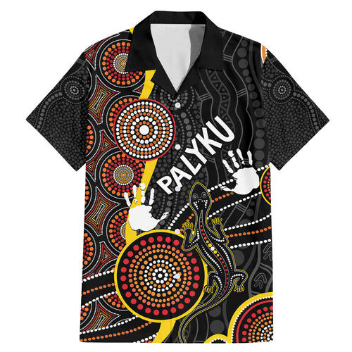 palyku-australia-lizard-aboriginal-art-family-matching-mermaid-dress-and-hawaiian-shirt