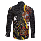 palyku-australia-lizard-aboriginal-art-family-matching-mermaid-dress-and-hawaiian-shirt
