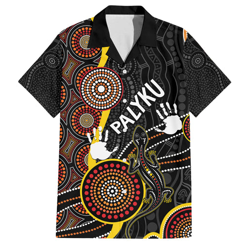 palyku-australia-lizard-aboriginal-art-family-matching-puletasi-dress-and-hawaiian-shirt