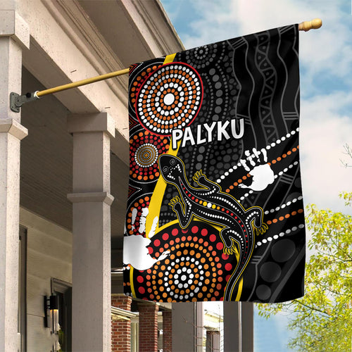 palyku-australia-lizard-aboriginal-art-garden-flag