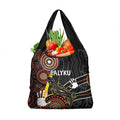PALYKU Australia Lizard Aboriginal Art Grocery Bag