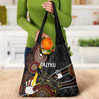 PALYKU Australia Lizard Aboriginal Art Grocery Bag