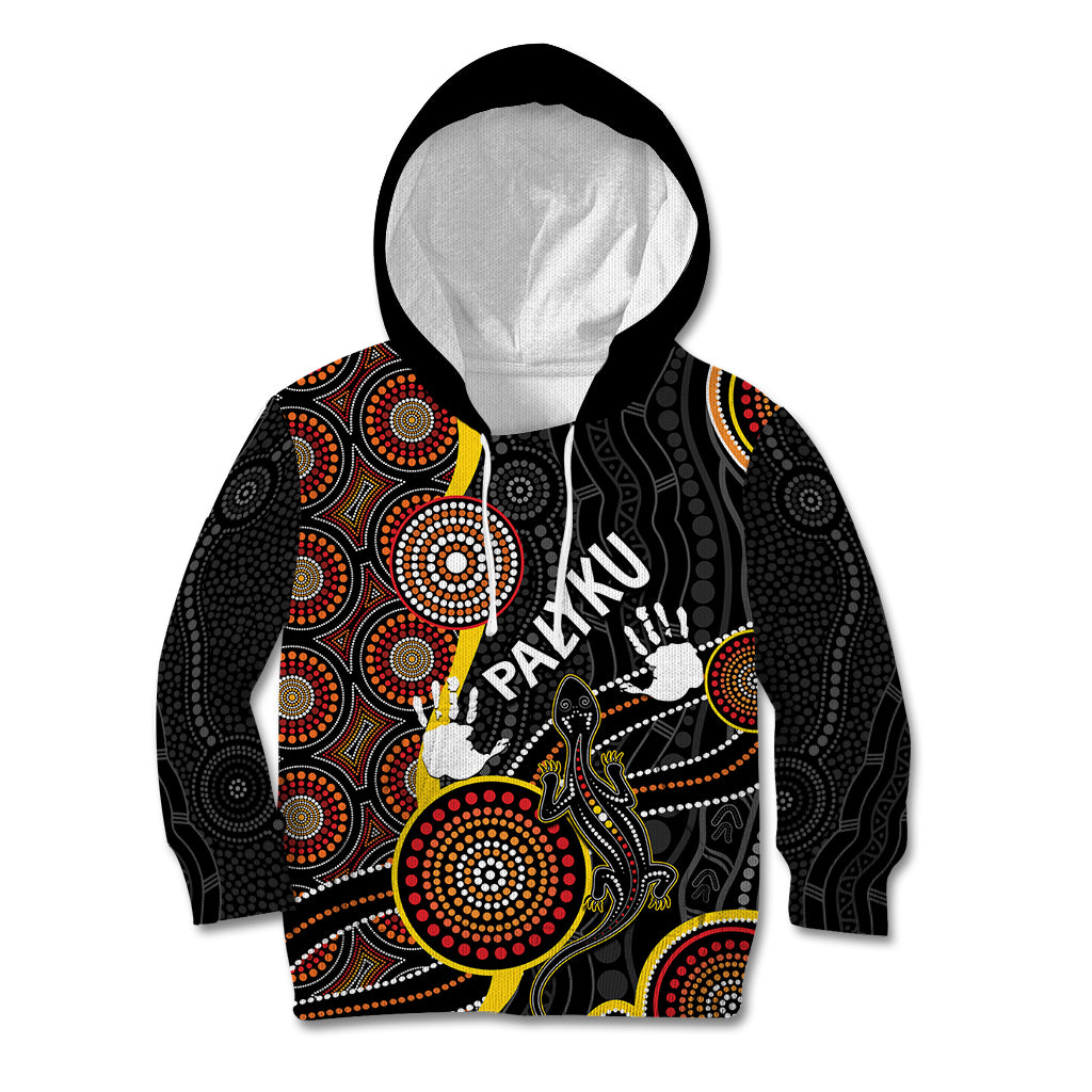 palyku-australia-lizard-aboriginal-art-kid-hoodie