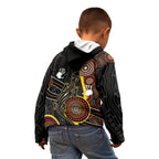 palyku-australia-lizard-aboriginal-art-kid-hoodie