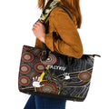 palyku-australia-lizard-aboriginal-art-leather-tote-bag