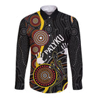 palyku-australia-lizard-aboriginal-art-long-sleeve-button-shirt