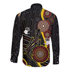 palyku-australia-lizard-aboriginal-art-long-sleeve-button-shirt