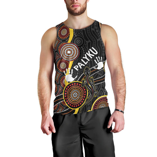 palyku-australia-lizard-aboriginal-art-men-tank-top