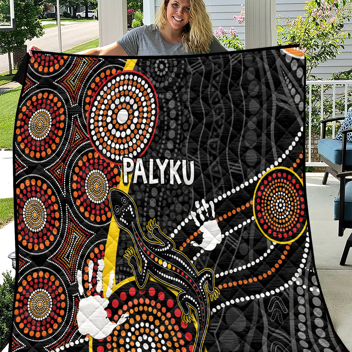 palyku-australia-lizard-aboriginal-art-quilt