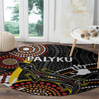 palyku-australia-lizard-aboriginal-art-round-carpet