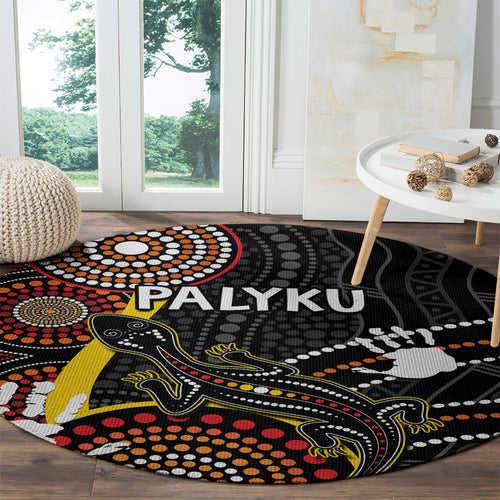 palyku-australia-lizard-aboriginal-art-round-carpet