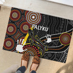 palyku-australia-lizard-aboriginal-art-rubber-doormat