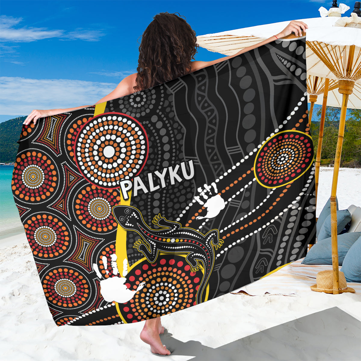 palyku-australia-lizard-aboriginal-art-sarong