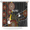 palyku-australia-lizard-aboriginal-art-shower-curtain