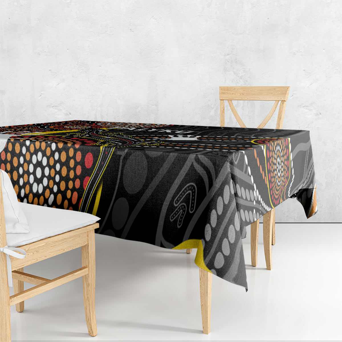 palyku-australia-lizard-aboriginal-art-tablecloth